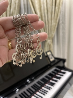 Chaveiro Clave de Sol em Metal - 10 unidades - comprar online