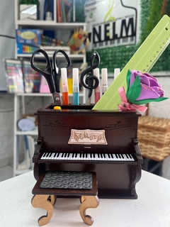 Mini órgão - Porta treco e canetas na internet