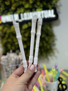 Caneta flauta Branca - comprar online