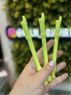 Caneta Flauta amarela neon - comprar online