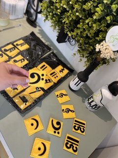 kit : 2 jogos da memoria em feltro cores diversas