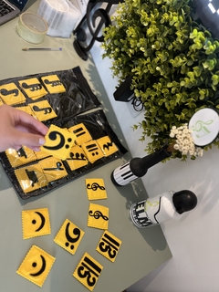 kit : 2 jogos da memoria em feltro cores diversas - comprar online