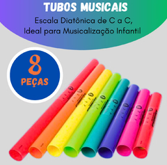 Tubos Sonoros - 8 NOTAS - BOOMWACKERS - loja online