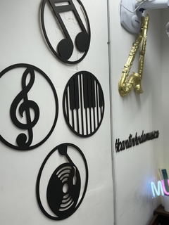 Letreiro em MDF - Cantinho da Musica - comprar online