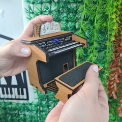 Mini Órgão com pedaleira alongada - MDF - loja online