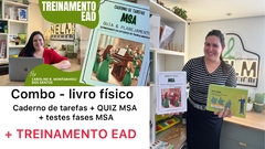Combo: 4 livros físicos - CADERNO DE TAREFAS MSA, QUIZ MSA , GUIA E PLANEJAMENTO + TESTES MSA