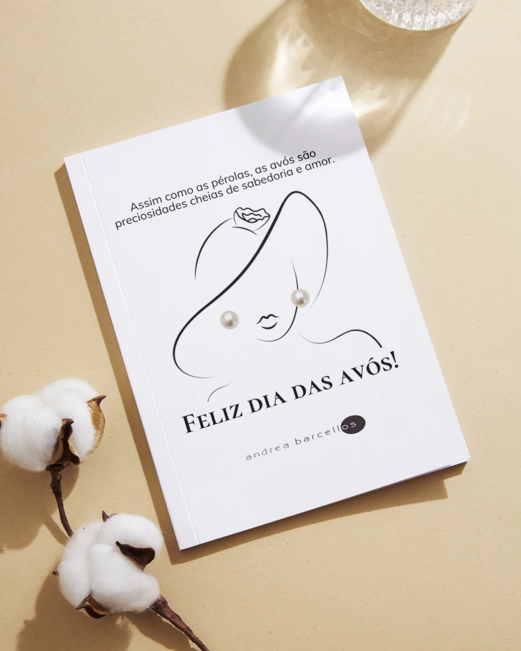 Brinco Pérola Especial Dia das Avós - "Avós & Pérolas"
