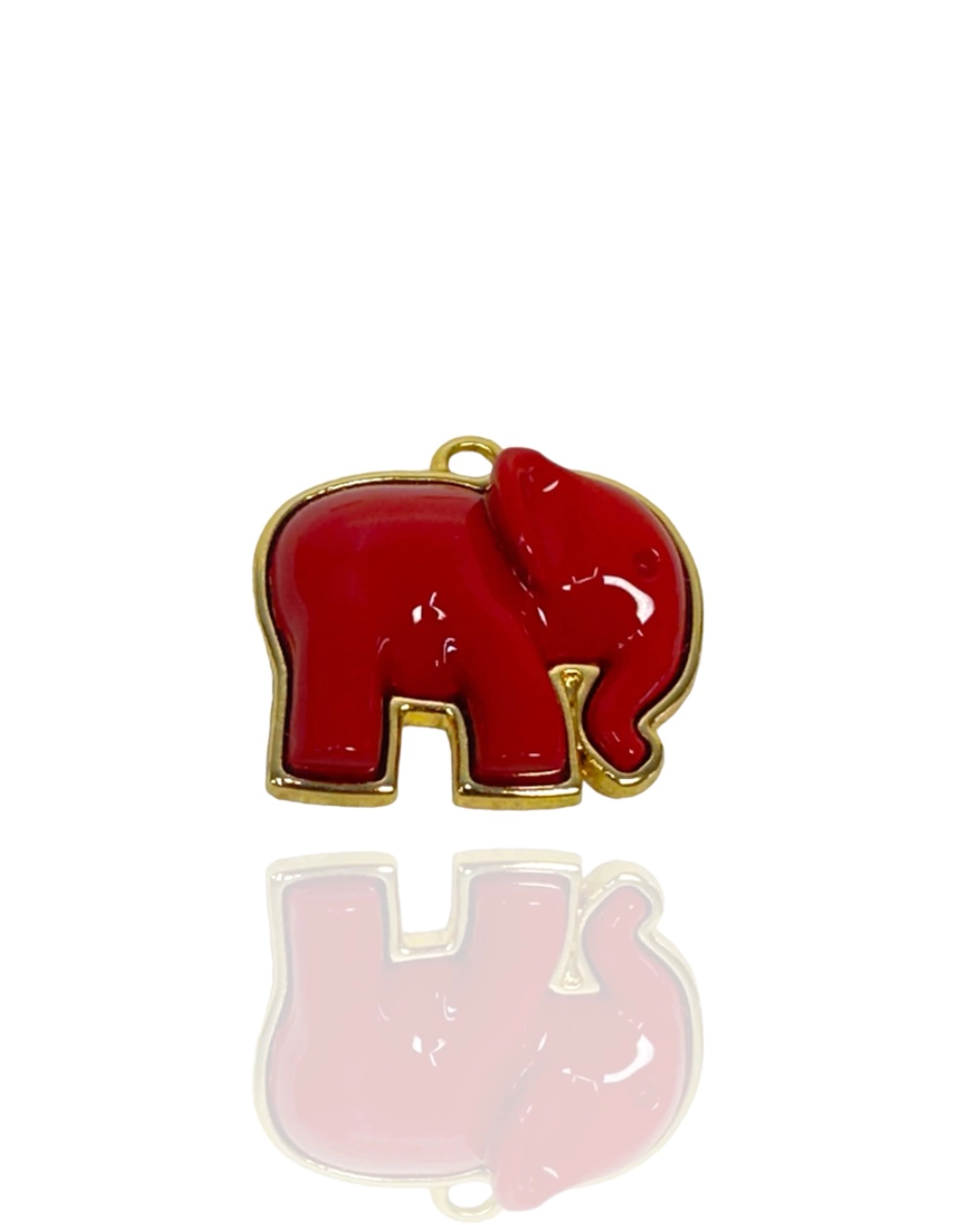 Pingente Elefante Vermelho