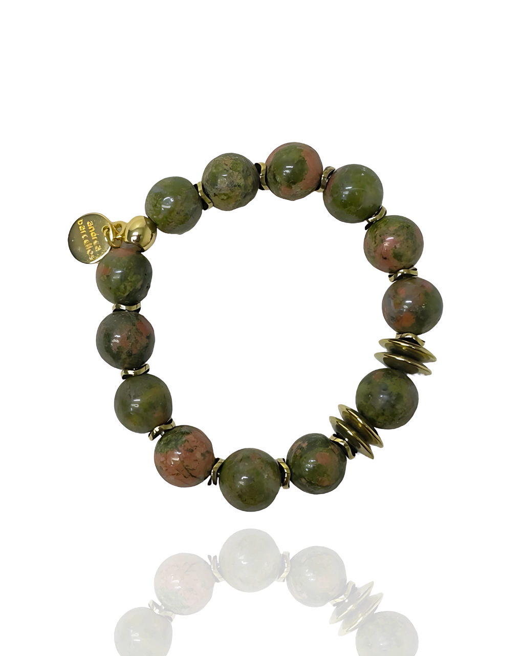 Pulseira Design Luxo - Unakita & Hematitas