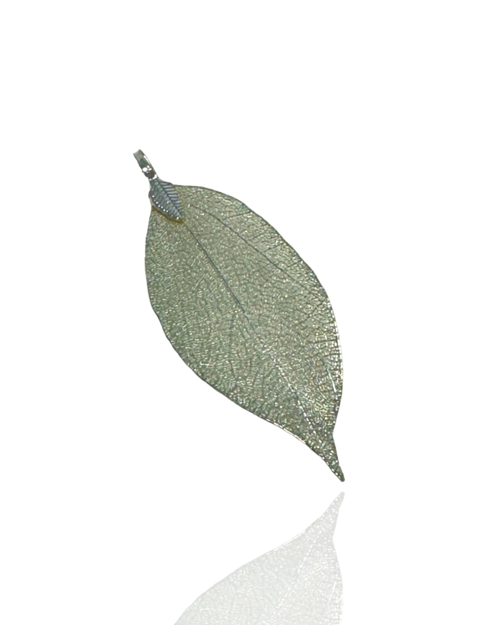 Pingente Folha Aramada Verde