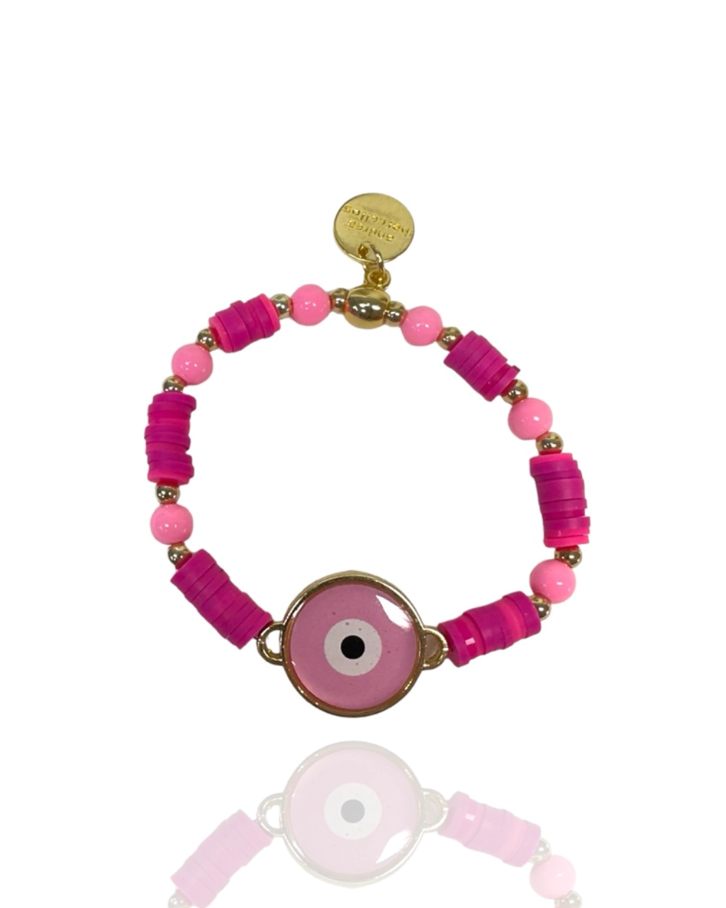 Pulseira Olho Grego - Rosa