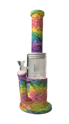 Bong Silicona Psicodélico 33cm en internet
