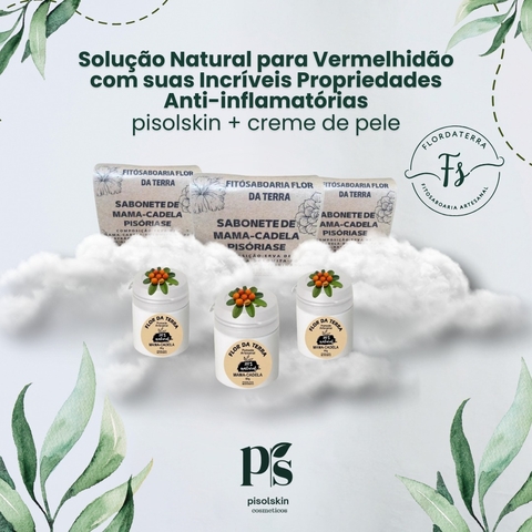 sabonete pisolskin+ creme de pele kit 6 pçs