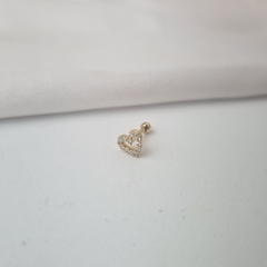 Piercing Coração na internet