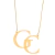 Colar Monograma 2 letras liso