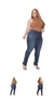 Calca jeans - Flora multicoisas
