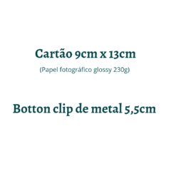 2 Clip Marca Páginas Para Bíblia e 2 cartões bíblicos - Ágape bottons