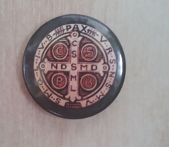 broche medalha de São Bento 