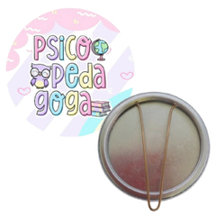 psicopedagoga broche marca páginas 