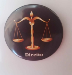 Botton alfinete símbolo do direito advogado