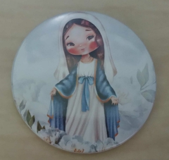 nossa senhora das graças botton broche