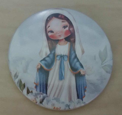 nossa senhora das graças botton broche
