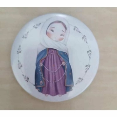 Botton broche Nossa Senhora das lágrimas