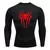 Camiseta de Compressão Manga Longa ARANHA Rash Guard Treino na internet