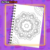 LIBRETA PARA COLOREAR MANDALAS - GotsuGotsu