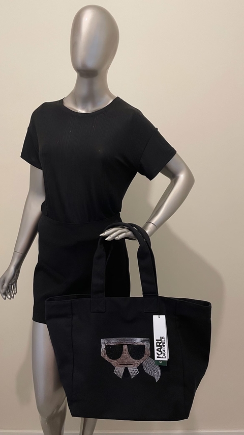 Bolsa Tote Karl Lagerfeld Preta - comprar online