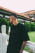 Camiseta Oversized Logo Puff Preta - TANTO Cult