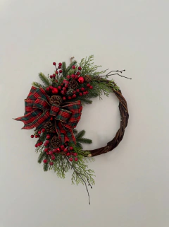 Guirlanda de Natal Rústica na internet