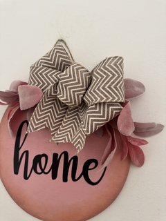 Guirlanda De Porta Home - Pompons e Afins