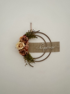 Guirlanda Dupla Floral Happiness 35cm