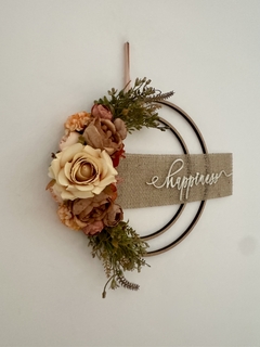 Guirlanda Dupla Floral Happiness 35cm - comprar online