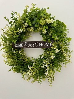 Guirlanda Rústica Verdes Home Sweet Home na internet