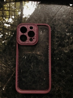 FUNDA CUBRE CAMARA CON BRILLOS IPHONE