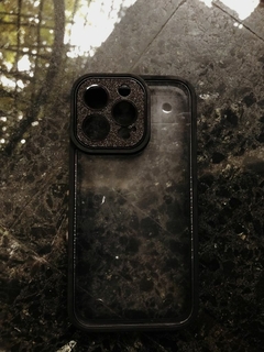 FUNDA CUBRE CAMARA CON BRILLOS IPHONE - comprar online