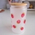 VASO DE VIDRIO CON POPOTE | Fresas Ossi B. - buy online