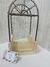Porta suculenta y herbarios cuadrado con hierro y alambre - comprar online