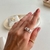 Anel Mini Hearts Cravejado - loja online