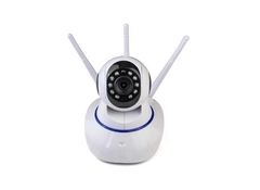 Câmera ip Sem Fio 360° 3 Antenas HD Visao Noturna Alarme - Monteiro Imports 