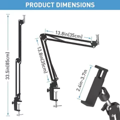 Foto led anel de luz 26cm selfie anel lâmpada com tripé clipe de telefone pode