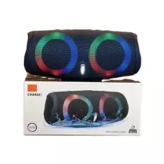 Caixa de Som Portátil Bluetooth Charge 5 Iluminação LED RGB