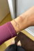 Pulseira Coração Cravejado Dourada - ByLu 