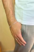 Pulseira Masculina Prata - Elo Groumet Fina