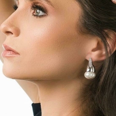 Brinco Jade Microzircônias - loja online
