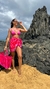 Pareô pink vermelho - loja online