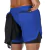 Camo Running Shorts Masculino 2 em 1 Shorts de Secagem Rápida - comprar online