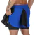 Camo Running Shorts Masculino 2 em 1 Shorts de Secagem Rápida
